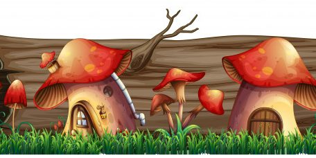 mushroom-houses-by-log_1308-25011